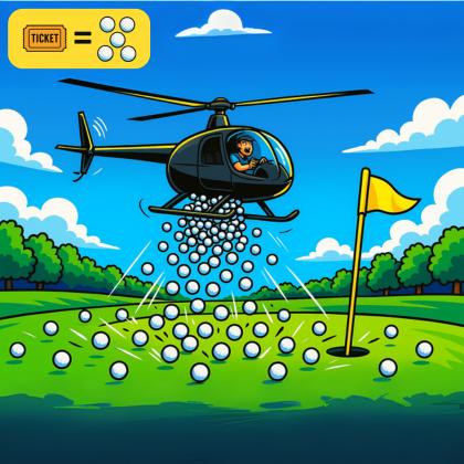 Golf Ball Drop - Raffle Ticket